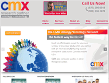 Tablet Screenshot of cmxres.com